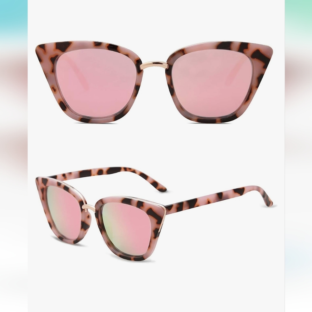 Like new pink tortoise sunglasses